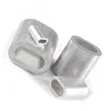 Sling ferrule M0.8 small oval aluminum sleeve for wire rope in stock