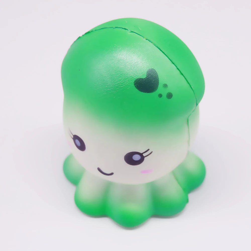Free Shipping Squid Squishy Slow Rising Cream Scented Decompression and Time KillingToys for Kids