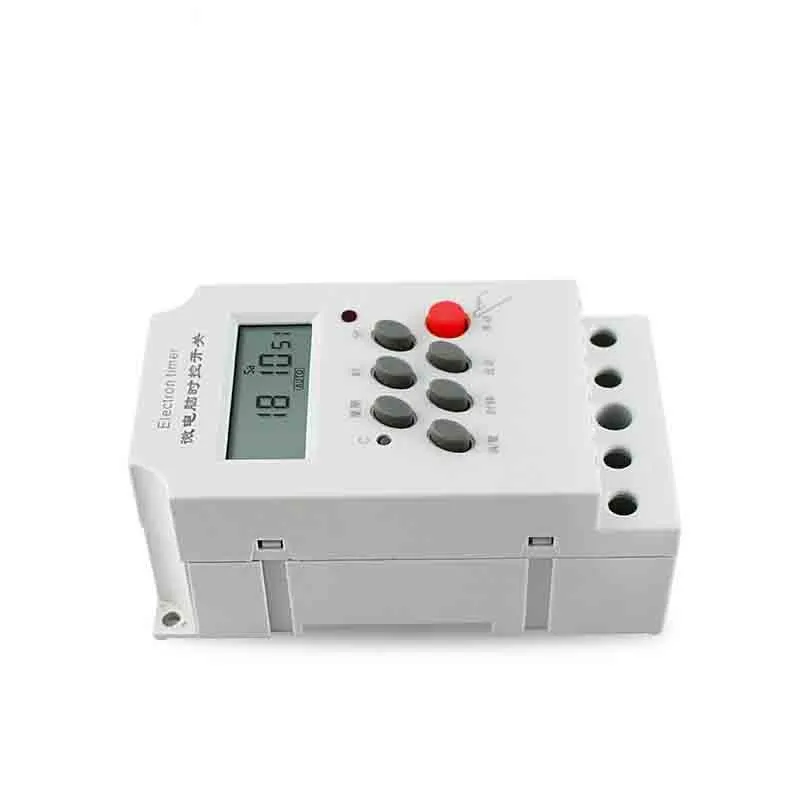 Digital 220v 25a Programmable Electronic Timer Switch With Recharge ...