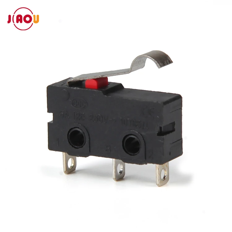 Jiaou Kw12-f Micro Switches 3 Pins Bent Lever Micro Switch - Buy 3 Pins ...