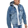 Factory custom 2019logo printing hot style fashionable high quality men's denim jacket