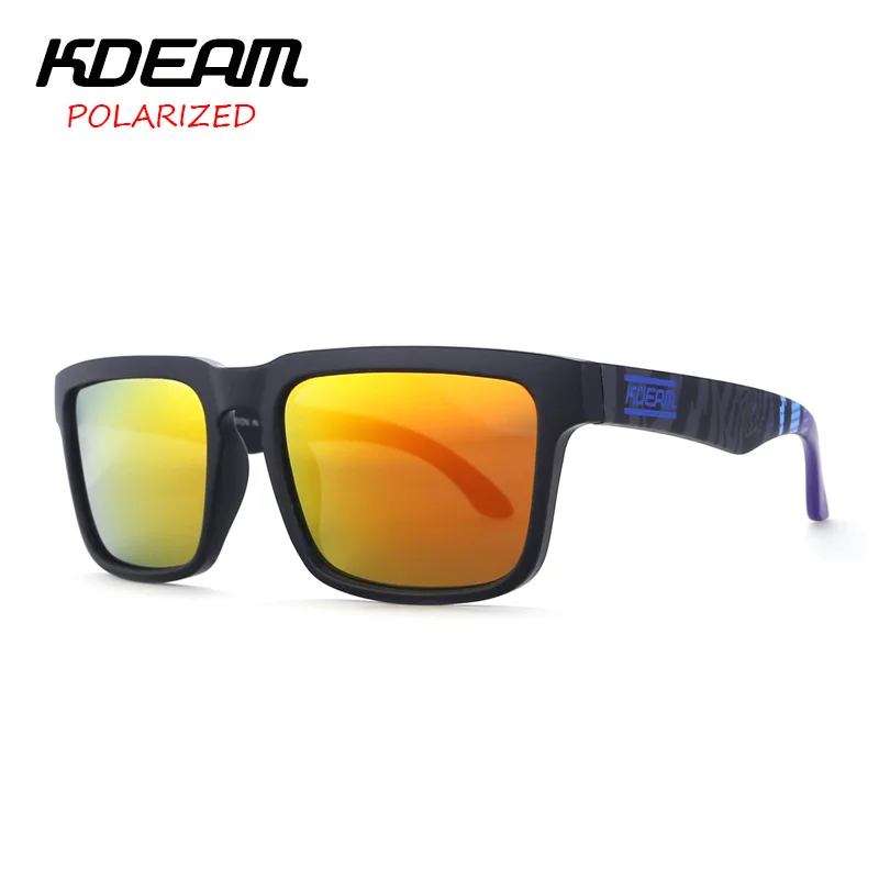 

KDEAM BRAND 2020 NEW Square Sunglasses Men Polarized Sun Glasses Retro Vintage Goggles Women Fashion UV400 Driving Eyewear KD901, Picture colors