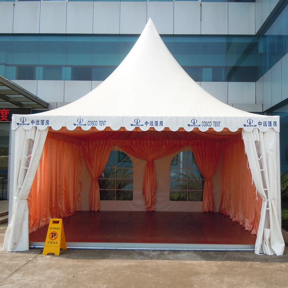 COSCO Outdoor Aluminum Frame PVC Coated Canopy Tent gazebo tent 4x4