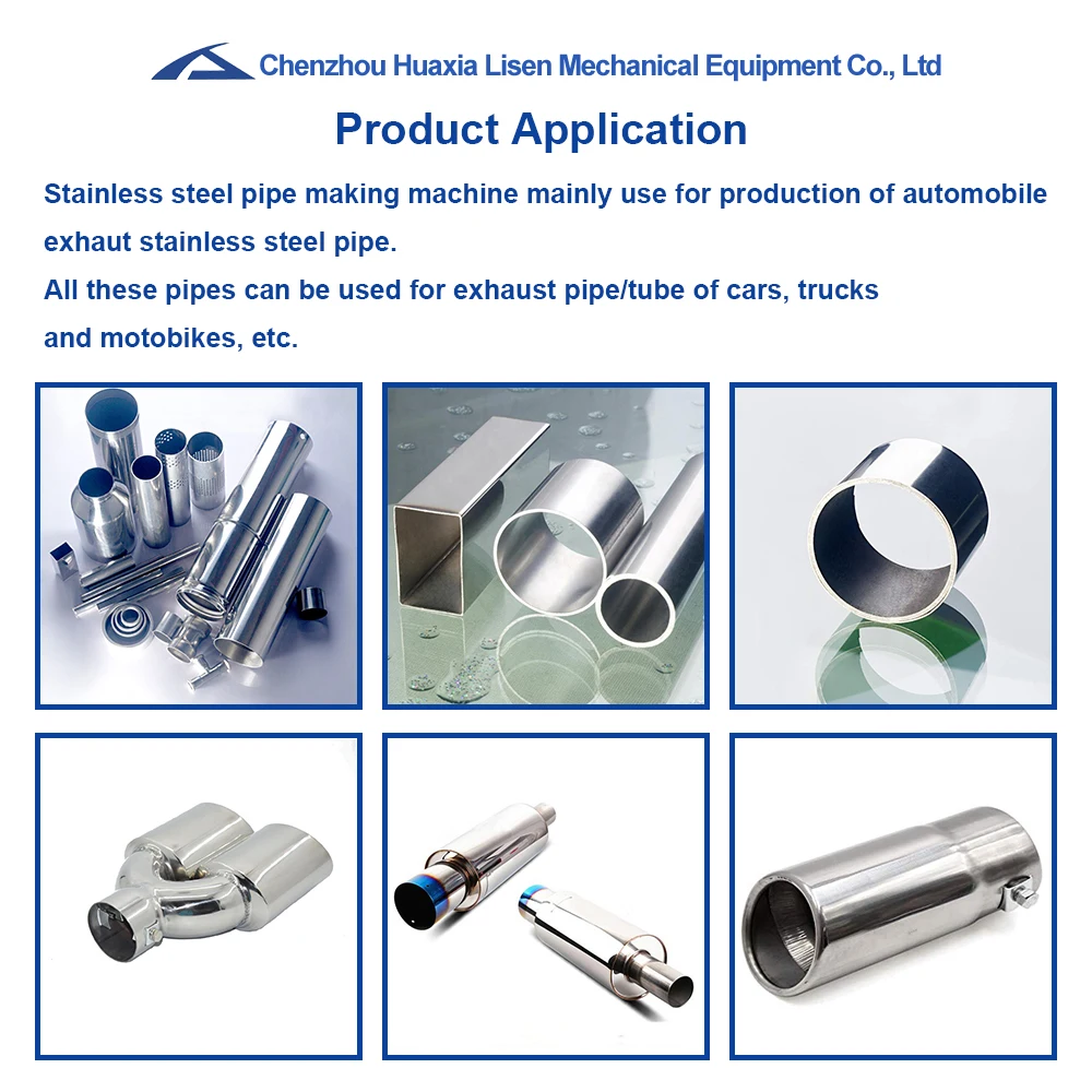Auto Exhaust Pipe Making Machine Manufacturer Stainless Steel Pipe