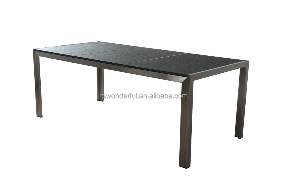 Wft3011 Outdoor Stainless Steel Table With Granite Top Buy Stainless