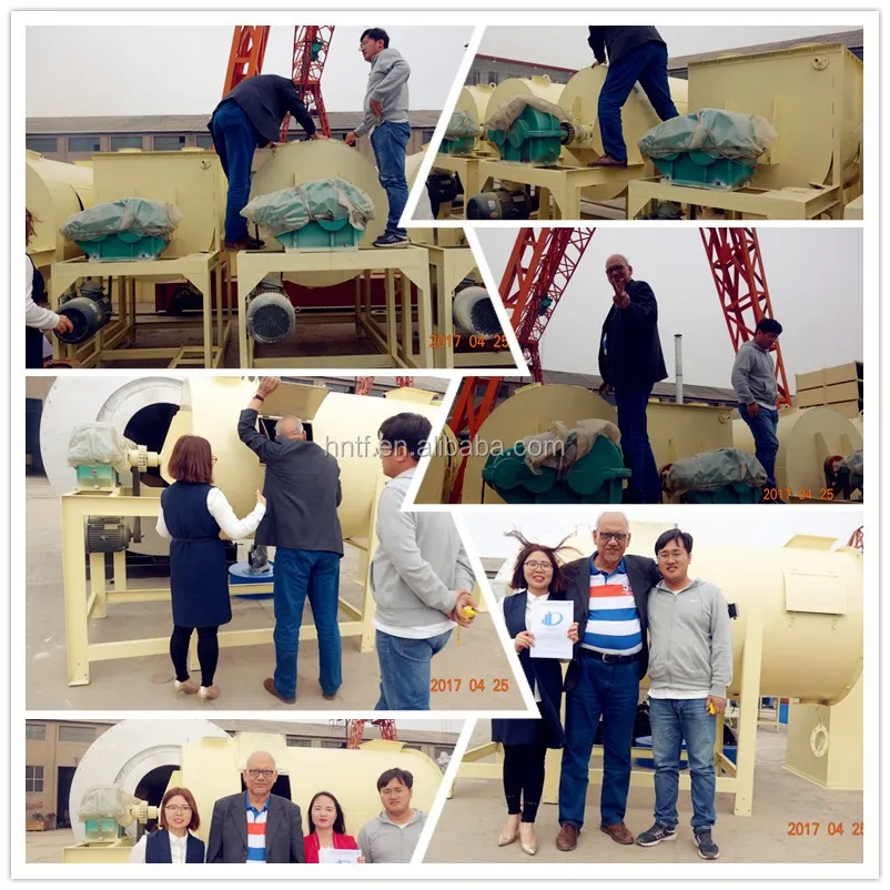 Low cost continuous tile adhesive dry construction mixture mortar mixer