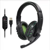 2019 factory offer high quality over head led lighting wired 3.0 usb gaming headphone headset for ps4 /pc/Mp4