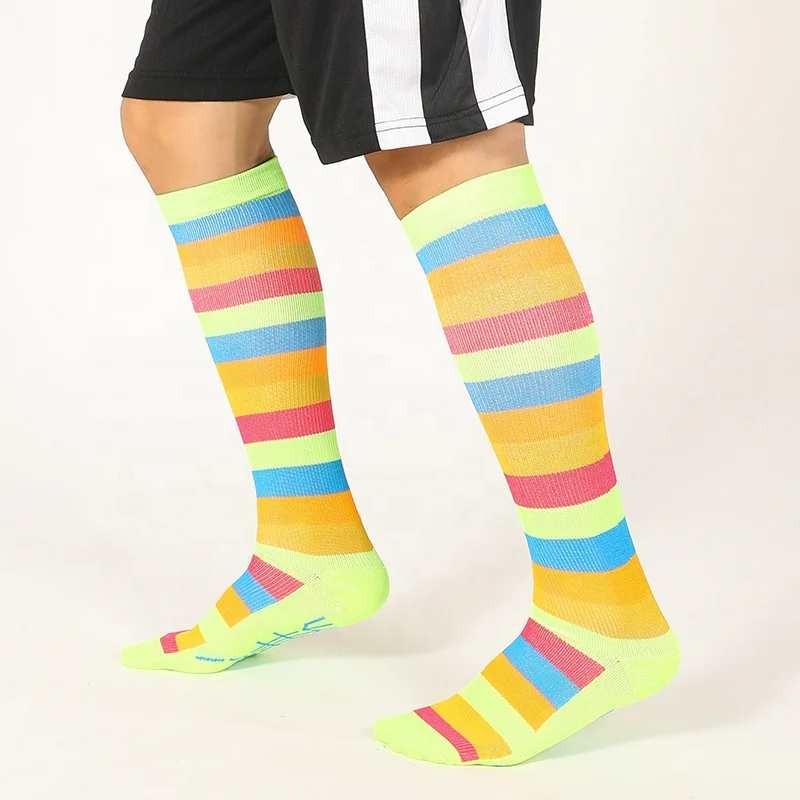 

Multicolor stripes Running Casual women 2030 compression socks, Image