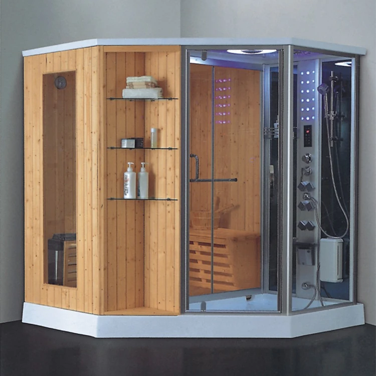 China bathroom steam shower room sauna combos/ steam 