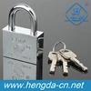 YH1124 Factory Wholesale Iron Padlock Chrome Plated Lock Atomic Keys