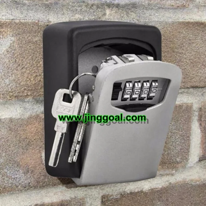 

Wall mount storage combination key lock box
