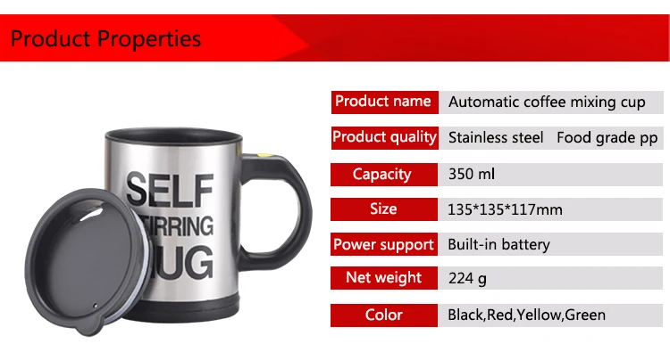Multifunctional Electric Stainless Steel Automatic Milk Juice Mixing Cup