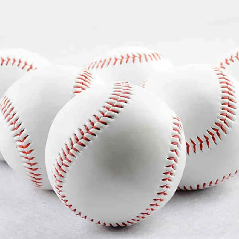 Premium 9" Handmade Baseballs PVC Upper Rubber Inner Soft Baseball Balls 