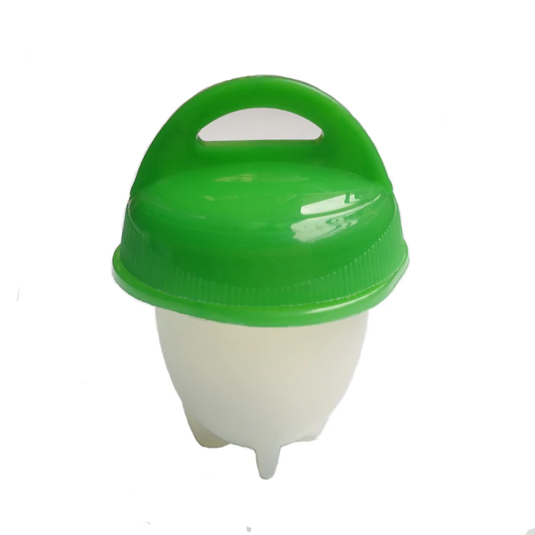 
Hot sale silicone egg cup BPA free microwave silicone egg boiler with lid  (60797557807)