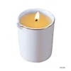 custom ceramic Candle holder for tealight SPA massage melt Jar with spout Wax Warmer oil burner candle vessel candlestick