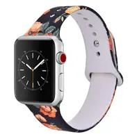 

2019 New Rubber Sport Silicone Watch Band for Apple Watch Silicone Strap For iwatch strap series 5 4 3 2 1 38/40/42/44mm
