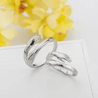 

925 sterling silver rings silver anniversary rings hug ring