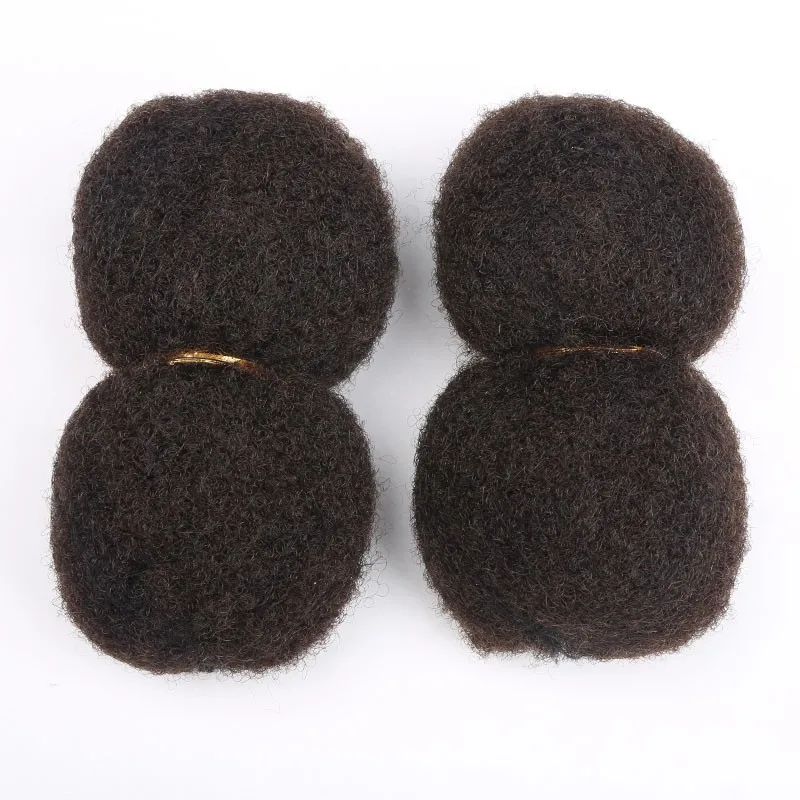 

Yonna Tight Afro Kinky Bulk Bundle 100% Human Hair for Micro Braids, Natural colors can be dyed