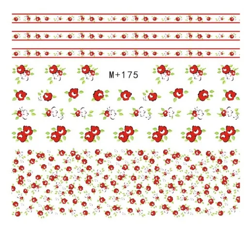 

M+481-520 art water transfer cartoon bluesea nail sticker cartoon flower designs nail sticker for nail art decoration salon DIY, Colorful