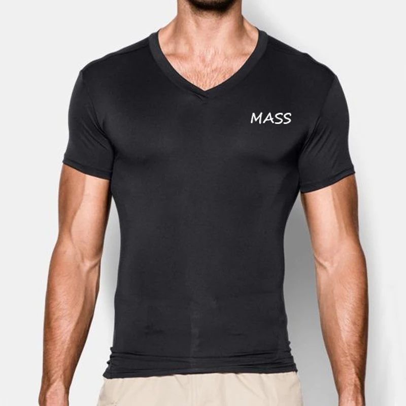 

Black Skin Tight Tee Shirts For Men V Neck T Shirts Wholesale