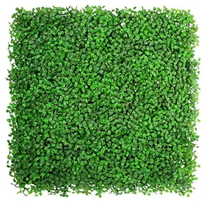 6PCS 20x20''  Artificial Boxwood Hegde Panels Outdoor Topiary Grass Plants For Garden Decor