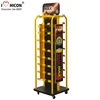 New Freestand Black Metal Shelving Custom Pop Visual Advertising Mobile Store Cell Phone Display Stands