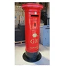 steel red mailbox large post box for sale / mailbox supplier