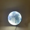 New design wall hanging mirror moon night light bedroom night lamp