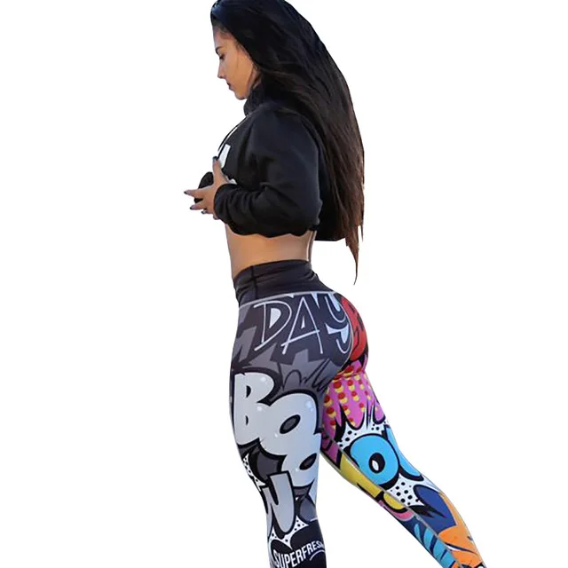 

BOOM OEM Custom Yoga Pants High Waisted Workout Fitness Leggings Printed Yoga Leggings, Pictures shows/customized upon request