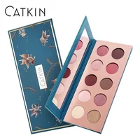 

CATKIN Eternal Love Series 1.5g*10 Allure 10 Colors Pigment Powder 12 color makeup eyeshadow pigment palette eye shadow