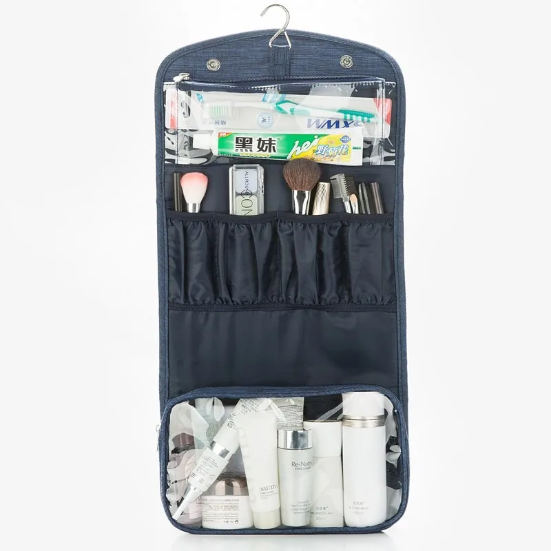 travel makeup organizer hanging