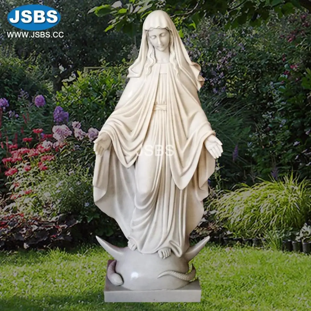 Large Western Virgin Mary Granite Headstone Design Custom-made ...