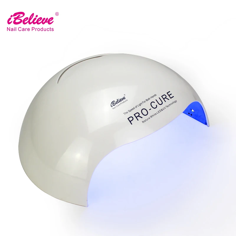 

Two Hands LED CCFL Nail Lamp 36 72W Rechargeable Manicure Pedicure Set Wholesale Nail Equipment, White