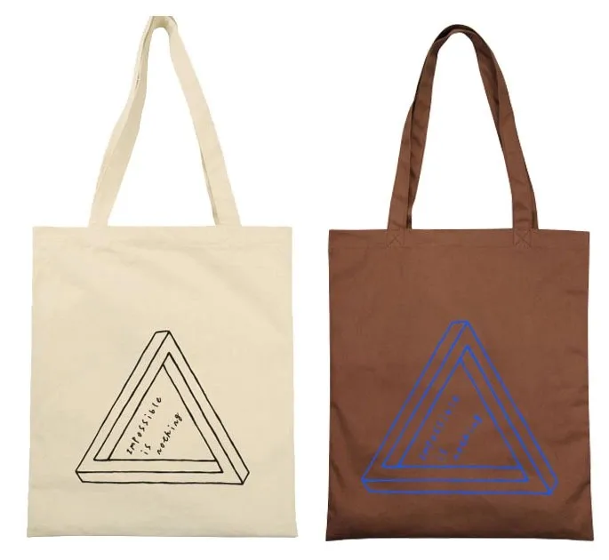 

Printed Logo Cotton Purse Canvas Grocery Shopping Tote Bag Shopper Tote Bag