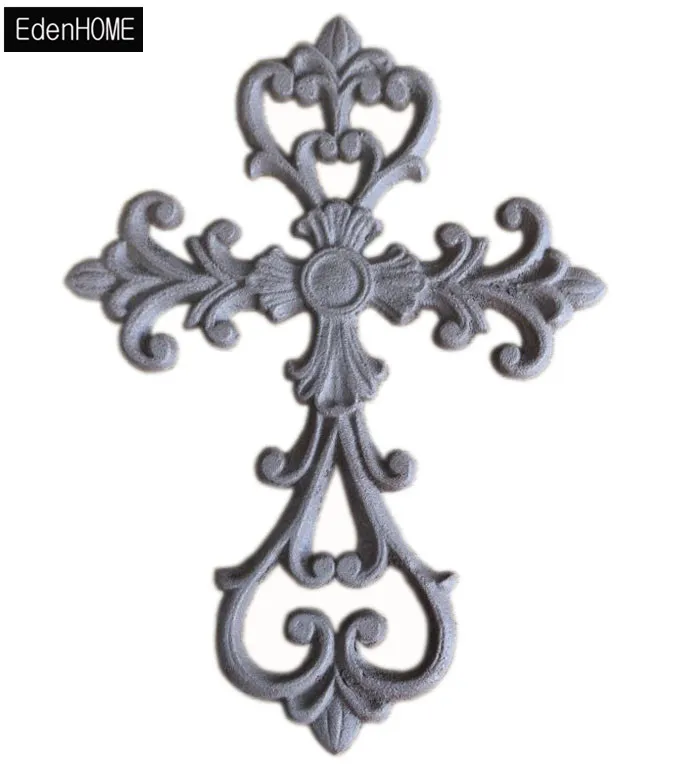 Christian Metal Cross Cast Iron Wall Crosses For Home Decor Buy