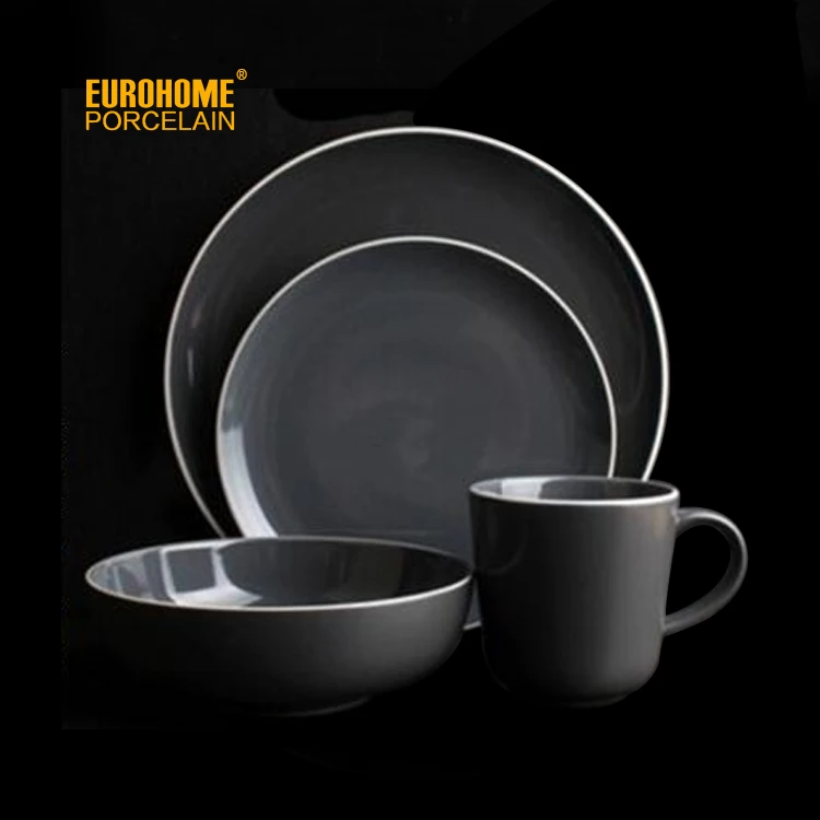 
Hotel restaurant home custom black colorful color bone china crockery ceramic porcelain dinnerware set Hotel restaurant home custom black colorful color bone china crockery ceramic porcelain dinnerware set