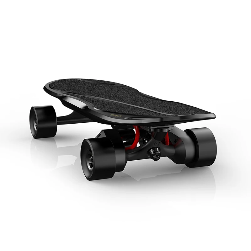 

iFasun KingKong board dual belt motor remote electric skateboard, Black/customized