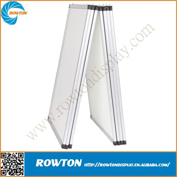 
Portable backdrop aluminum frame PVC board modular exhibition folding screen 