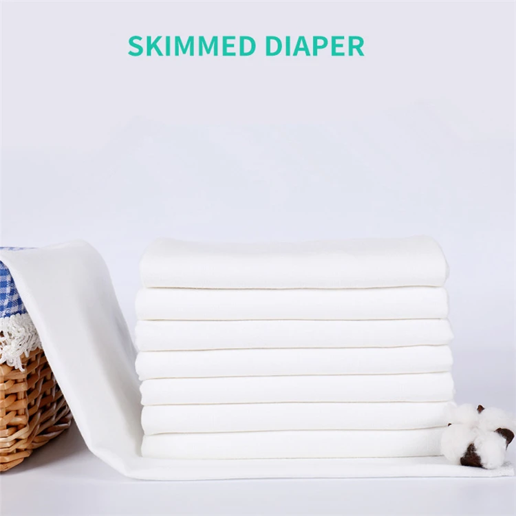 
Made In China Double Weave Gauze Muslin Prefold Cloth Diaper 