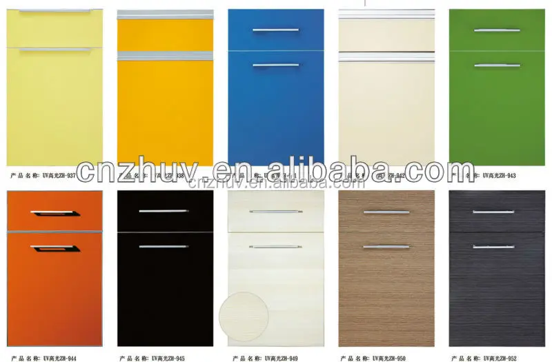 Uv High Glossy Mdf Panel For Kitchen Cabinet Door And Wardrobe
