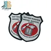 custom school uniform embroidery lace woven patch
