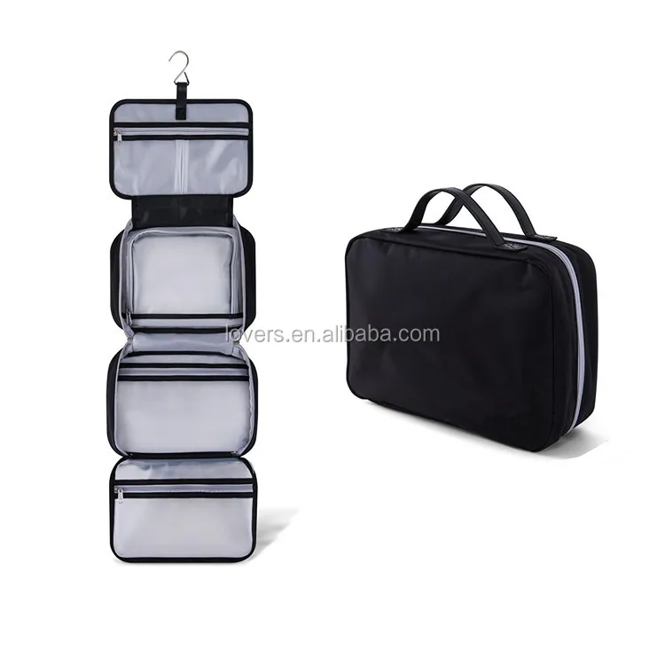 luggage with hanging compartment