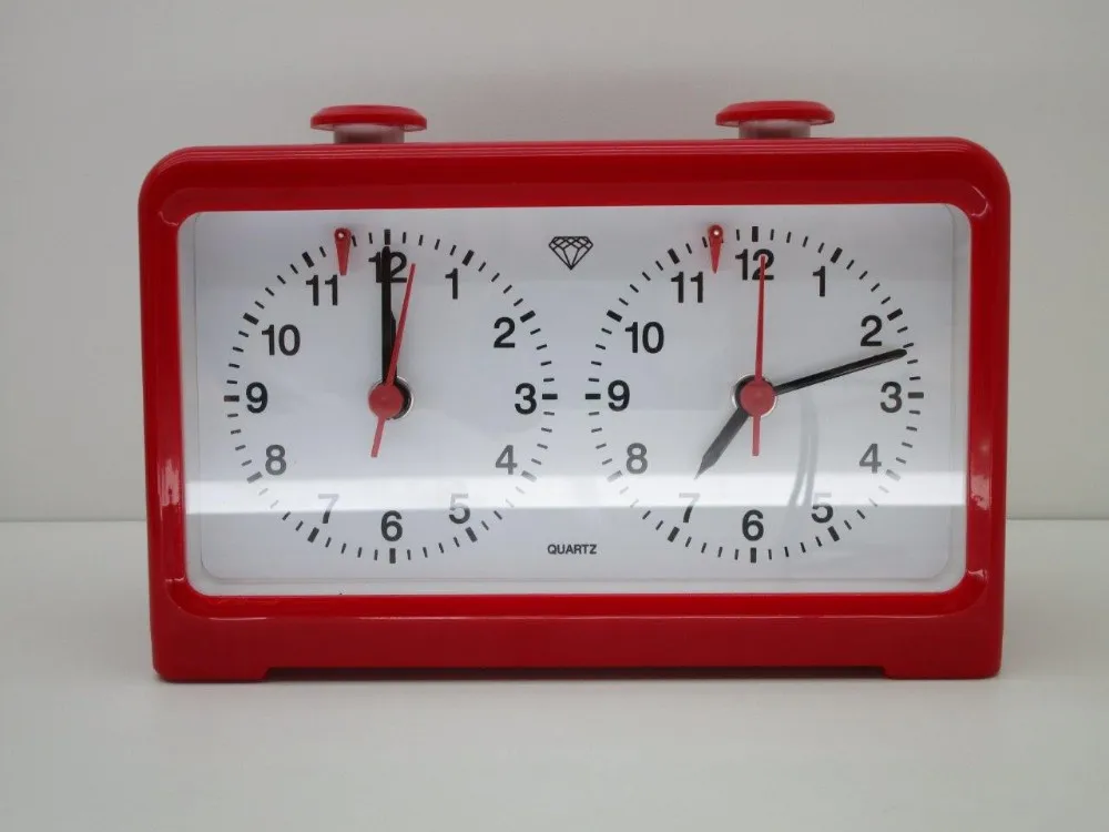 Gy4a Quartz Analog Chess Clock Count Up Down Timer For Game