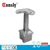AISI 304/316 stainless steel square post toprail support 90 degree round railing bracket