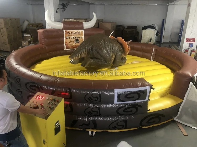 Bucking bronco riding inflatable mechanical rodeo bull sport games