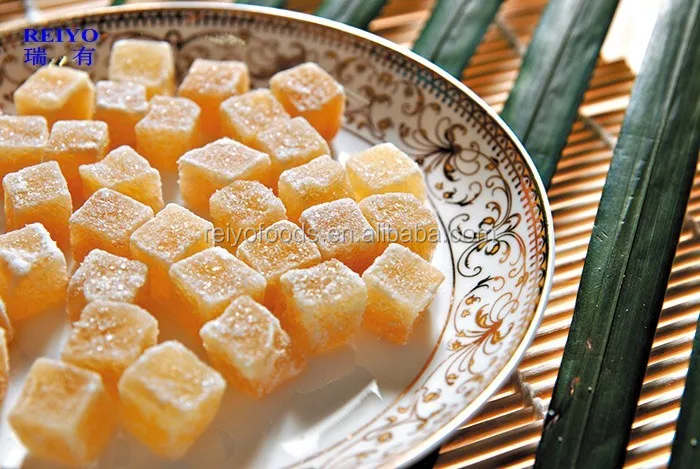 crystallized ginger dices