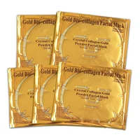 

Wholesale Skin Care 24K Crystal Bio Collagen Gel Private Label Facial Sheet Organic 24 Karat Gold Mask