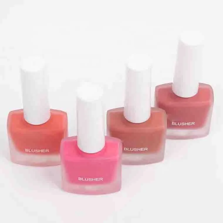 

High quality makeup liquid blusher moisturizing long lasting waterproof cream blush, 4 color