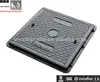 EN124 A15 C/O 600x600mm Square Composite Resin Manhole Cover