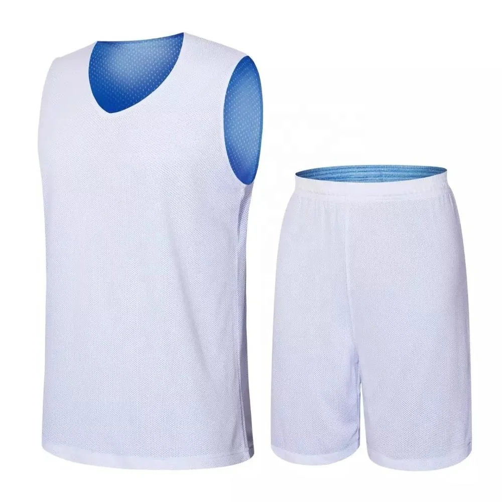 

China Manufacturer Wholesale Cheap Reversible Basketball Uniform Jersey Sets, Colors